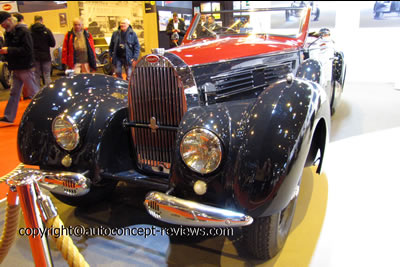 1938 Bugatti Type 57C Cabriolet Gangloff 